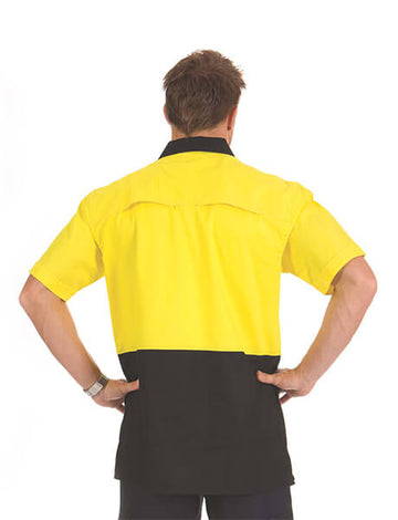 DNC Hi Vis 3 Way Cool Breeze Cotton S/S Shirt (3937)