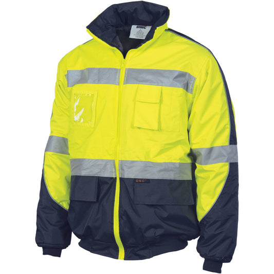 DNC Hi Vis D/N Contrast Bomber Jacket (3992)