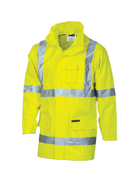 DNC Hi Vis Cross Back D/N "2 in 1" Contrast Rain Jacket (3995)