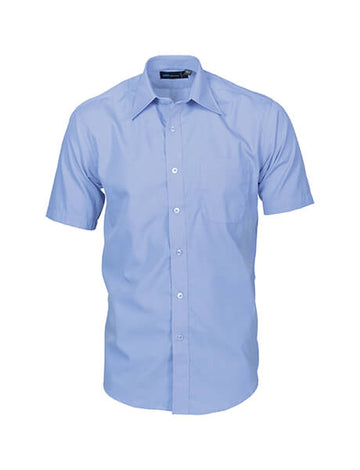 DNC Men's Premier Poplin Business Shirts Short Sleeve (4151)