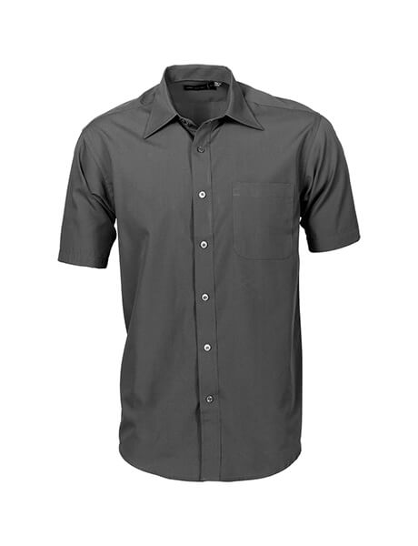 DNC Men's Premier Poplin Business Shirts Short Sleeve (4151)