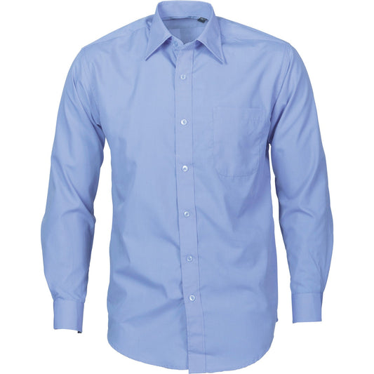 DNC Men's Premier Poplin L/S Business Shirts (4152)