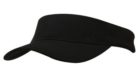 Headwear Brushed Heavy Cotton Visor Cap (4230)