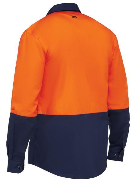 Bisley Two Tone Hi Vis Long Sleeve Shirt (BS6442)