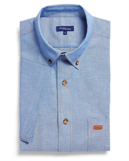 Gloweave Men's Iconic Chambray S/S Shirt (5045SN)
