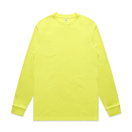 Ascolour Mens Block  Safety L/S Tee-(5054F)