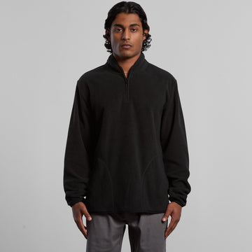 Ascolour Mens Microfleece Half Zip Crew(5147)