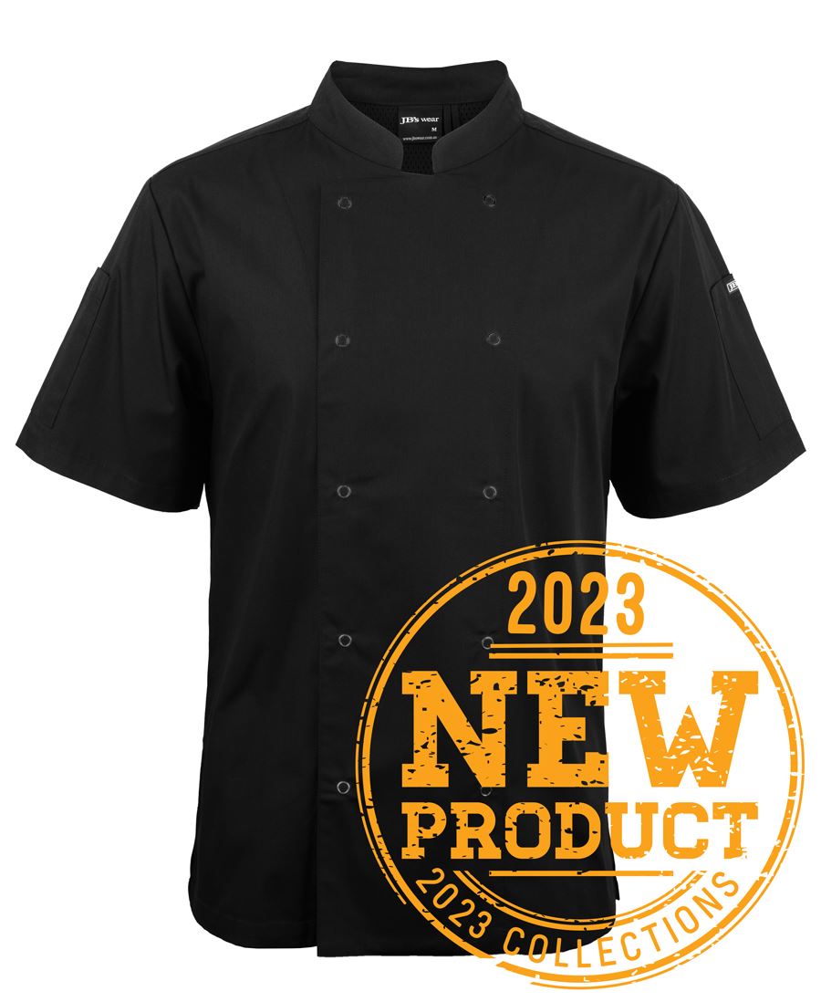 JB's S/S Snap Button Chefs Jacket (5CJS)