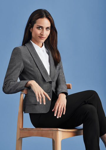 Biz Corporates Ladies Cropped Suit Jacket (60315) Clearance