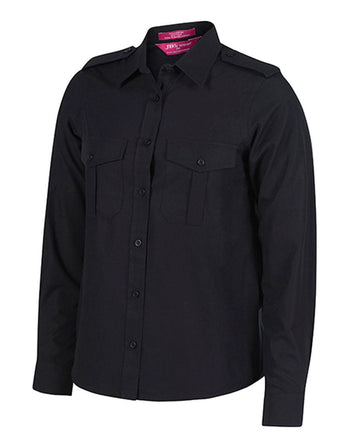 JBs Wear Ladies Epaulette Shirt L/S (6ESL1)