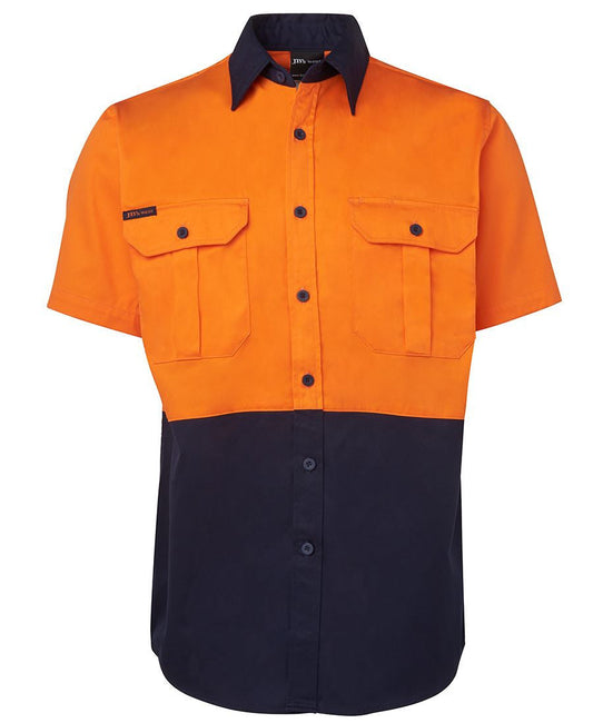 JBs Wear Hi Vis Short Sleeve 190g Shirt - Adults (6HWS)