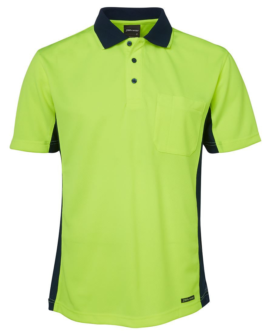 JBs Wear Hi Vis Short Sleeve Sport Polo - Adults (6SPHS)
