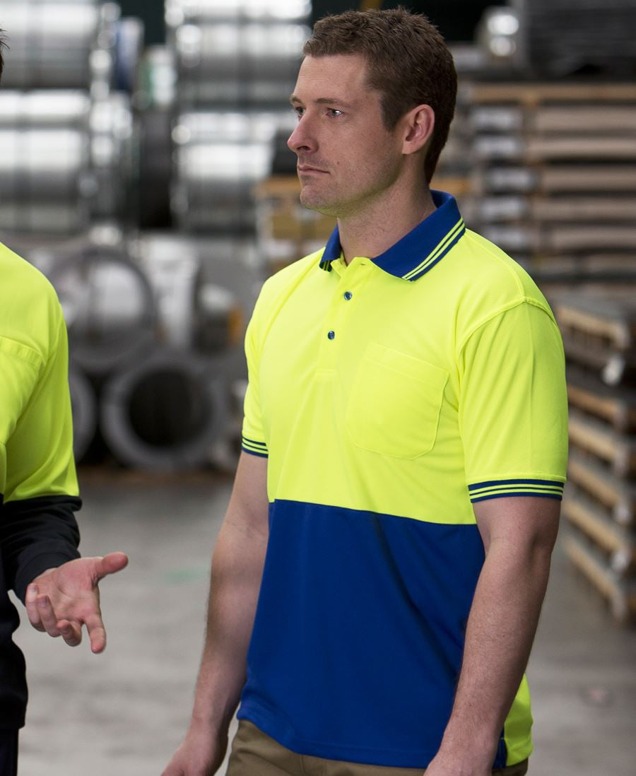 JBs Wear Hi Vis Short Sleeve Traditional Polo - Adults (6HVPS)