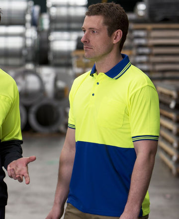 JBs Wear Hi Vis Short Sleeve Traditional Polo - Adults (6HVPS)