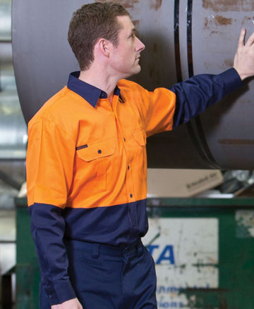 JBs Wear Hi Vis Long Sleeve 190g Shirt - Adults (6HWL)