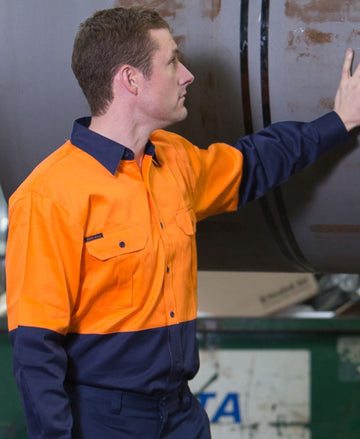 JBs Wear Hi Vis Long Sleeve 150g Shirt - Adults (6HWSL)