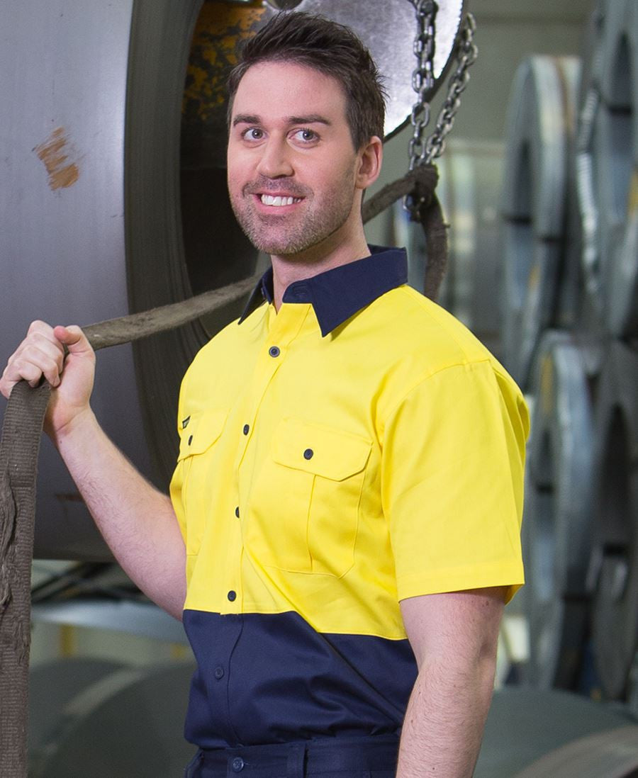 JBs Wear Hi Vis Short Sleeve 150g Shirt - Adults (6HWSS)