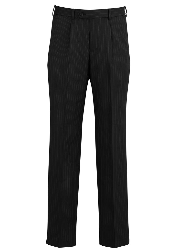 Biz Corporate CS Pinstripe One Pleat Pant (70211) Clearance