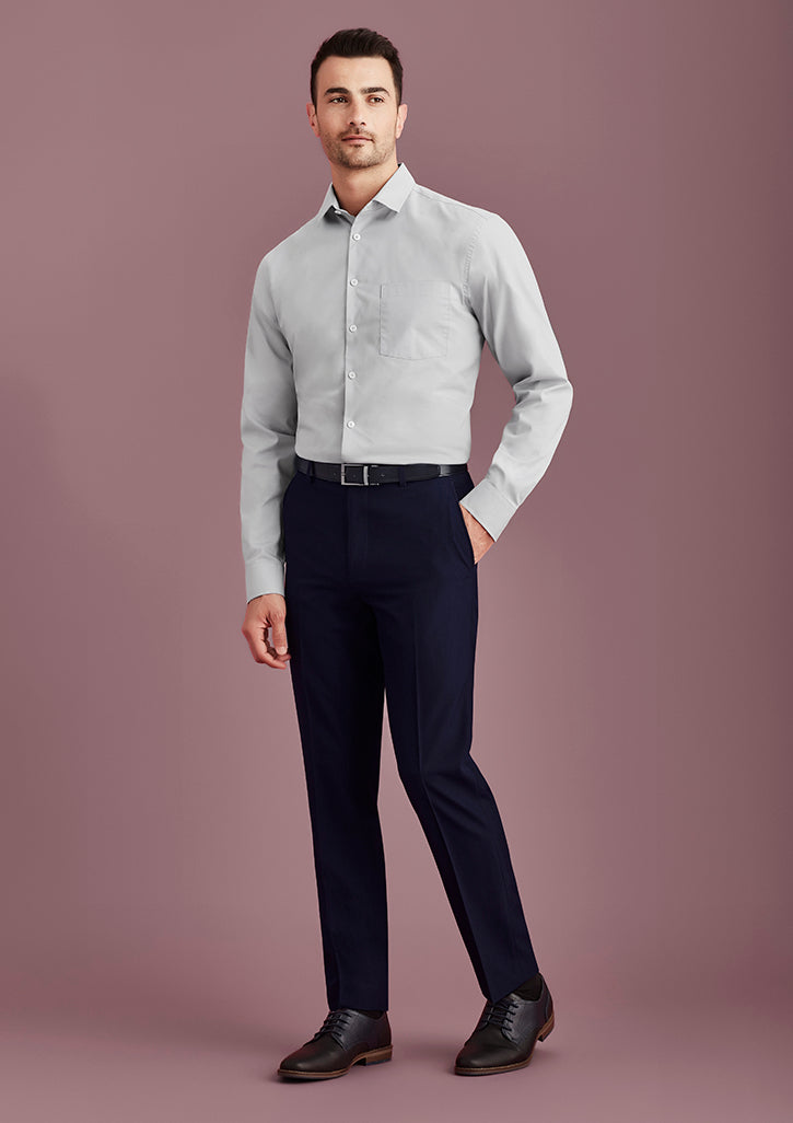 Biz Corporate  Mens Slim Fit Flat Front Pant Regular (70716R)