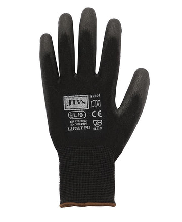 JBs Wear Black Light PU Glove 12 Pack  (8R004)