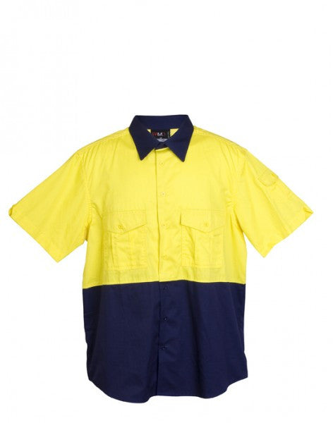 Ramo 100% Combed Cotton Drill Short Sleeve Shirts (S007MS)
