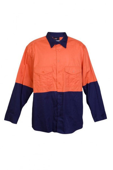 Ramo 100% Combed Cotton Drill Long Sleeve Shirts (S007ML)