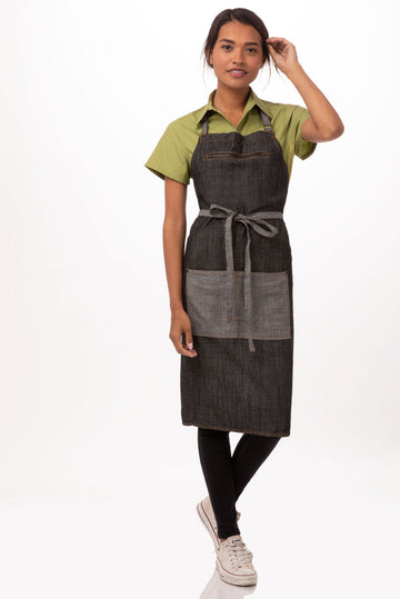 Chef Works Manhattan Bib Apron (AB034)
