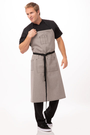 Chef Works Portland Chefs Bib Apron (AB038)