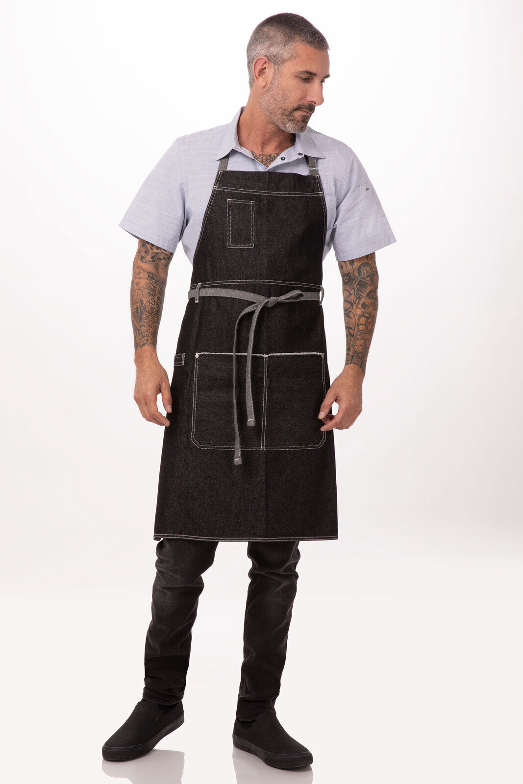 Chef Works Bronx Bib Apron (AB041)