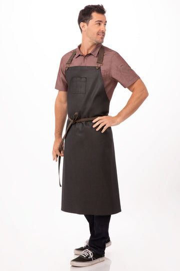 Chef Works Boulder Chef's Bib Apron (ABCWT001)