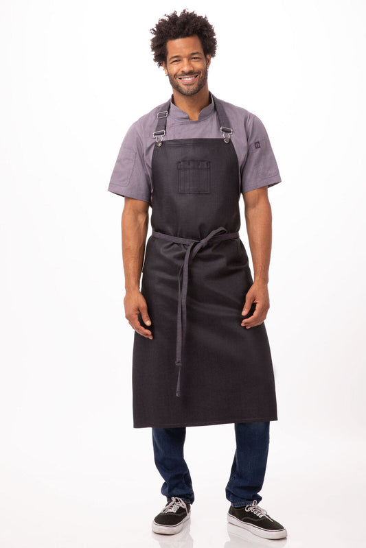 Chef Works Boulder Chef's Bib Apron (ABCWT001)