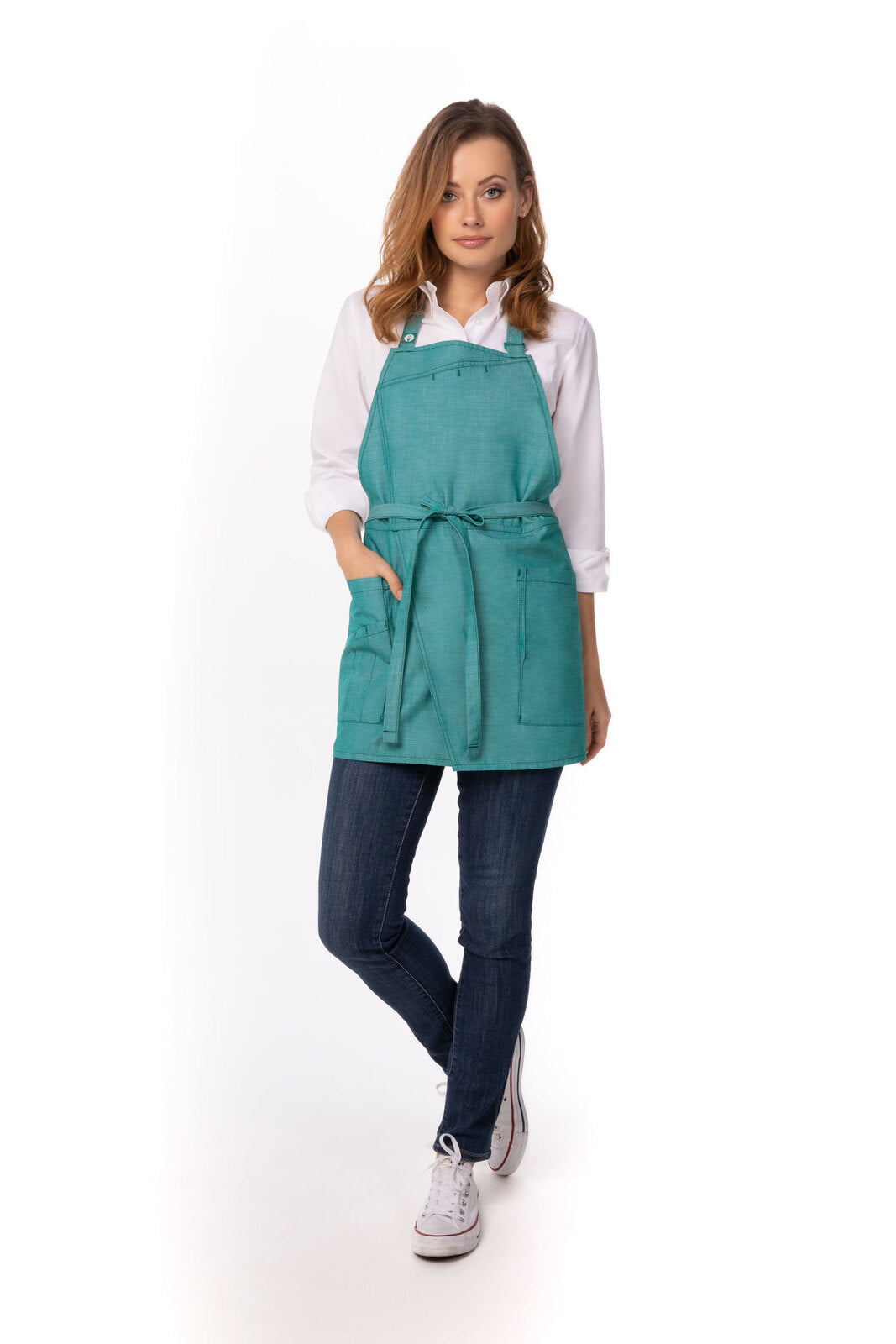 Chef Works Medford Short Bib Apron (ABN02W)