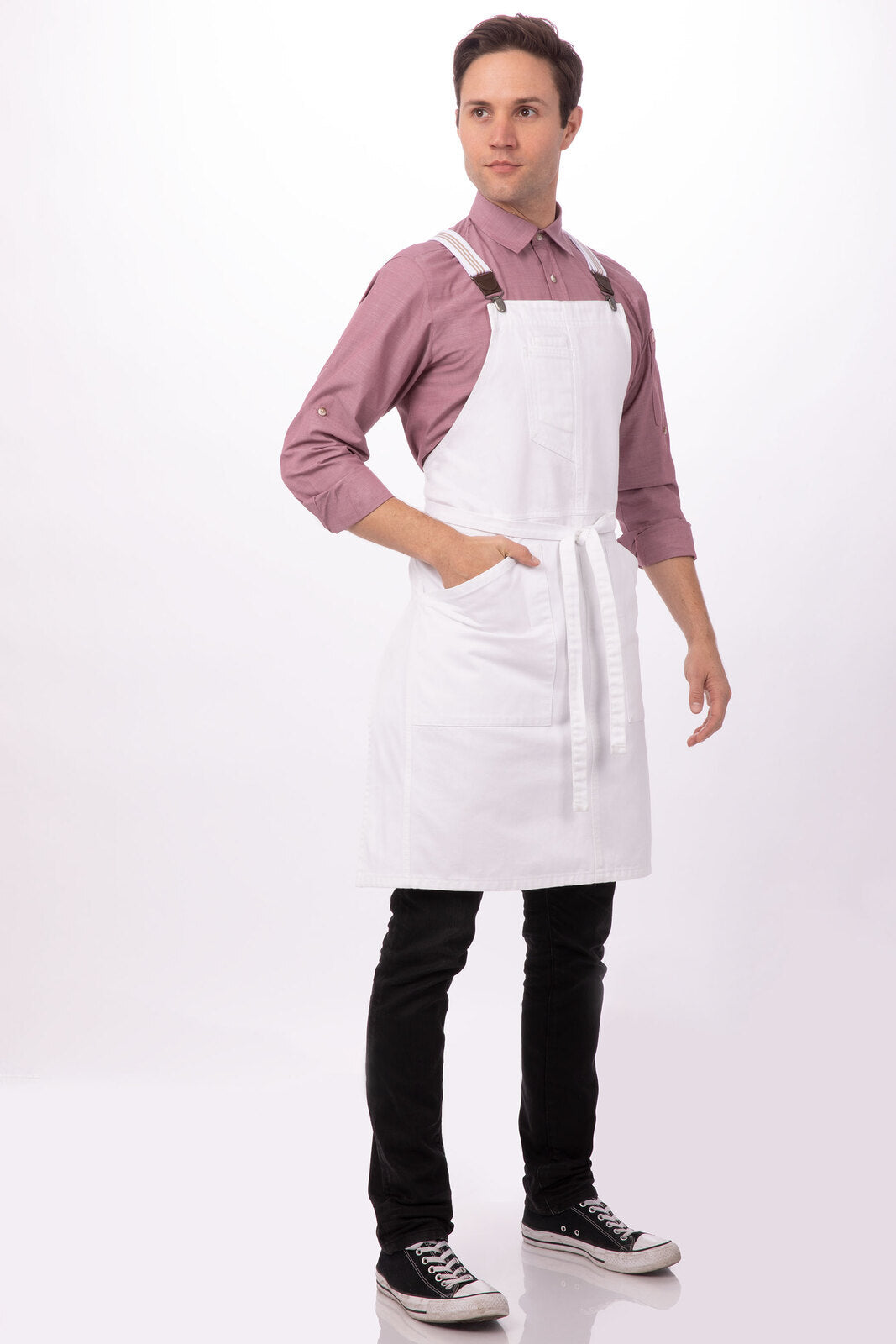 Chef Works Berkeley Bib Apron (ABS01)