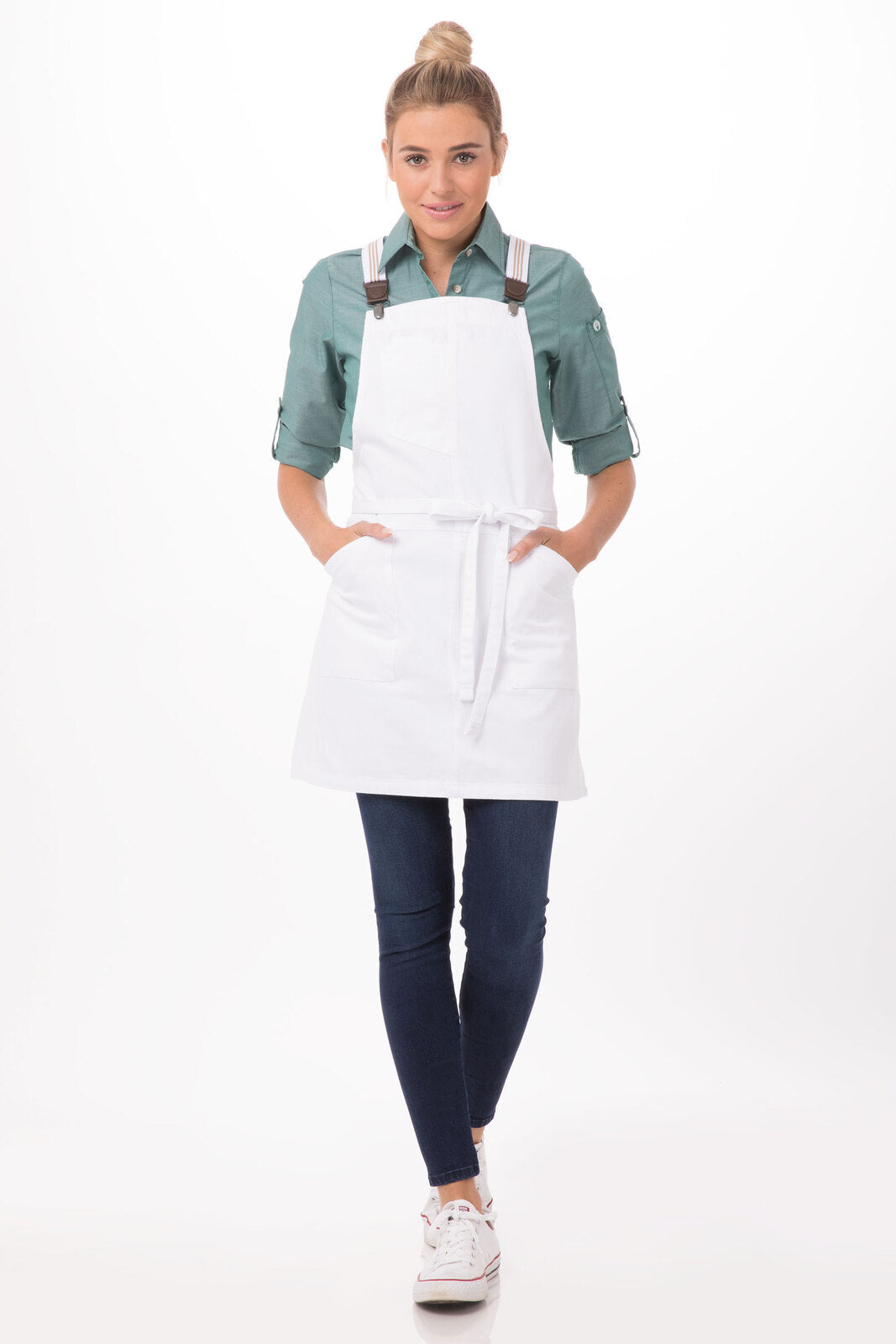 Chef Works Berkeley Petite Bib Apron (ABS01W)