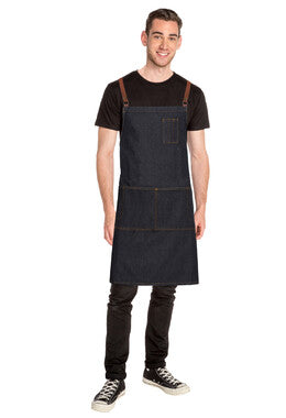 Chef Works Memphis Denim Cross Back Apron (ACRS035)