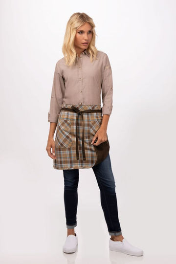 Chef Works Olympia Half Bistro Apron (AHR01)