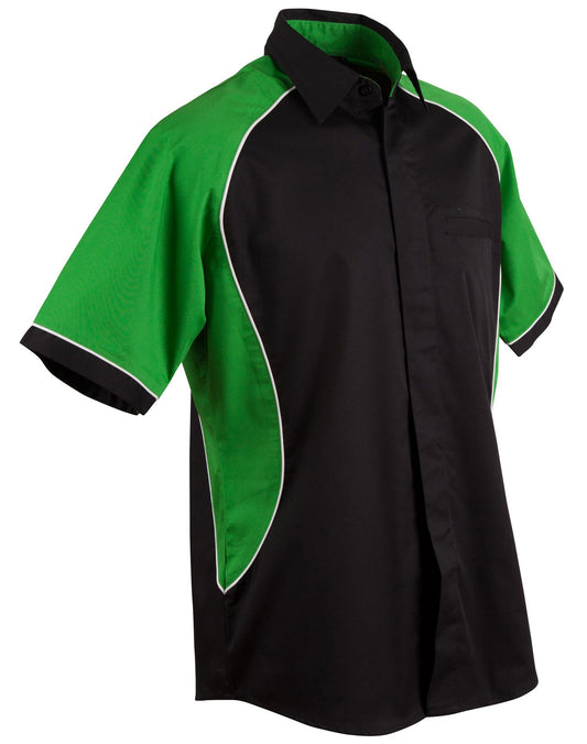 Winning Spirit Men's Arena Tri-colour Contrast Shirt (BS15)