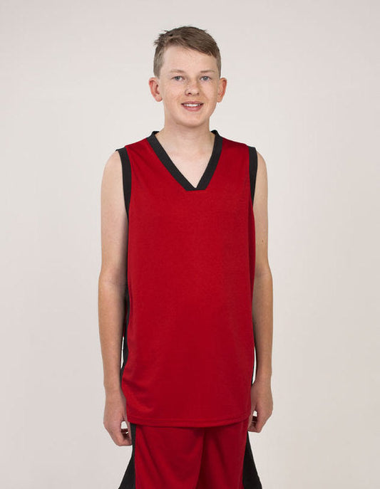 Be Seen Kids Basketball Singlet (BSS2070K)