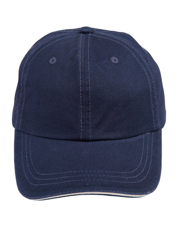 Winning Spirit Washed Polo Cotton Sandwich Cap (CH40)