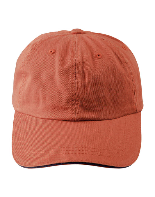 Winning Spirit Washed Polo Cotton Sandwich Cap (CH40)