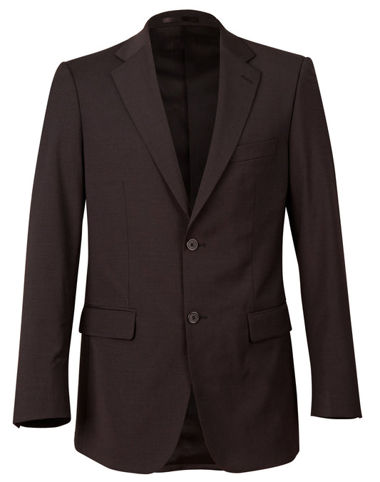 Winning Spirit Men's Wool Blend Stretch Two Buttons Jacket (M9100)