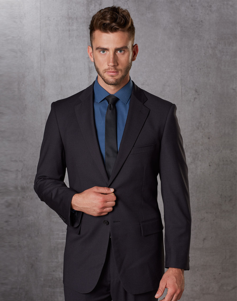 Winning Spirit Men's Poly/Viscose Stretch Jacket (M9130)