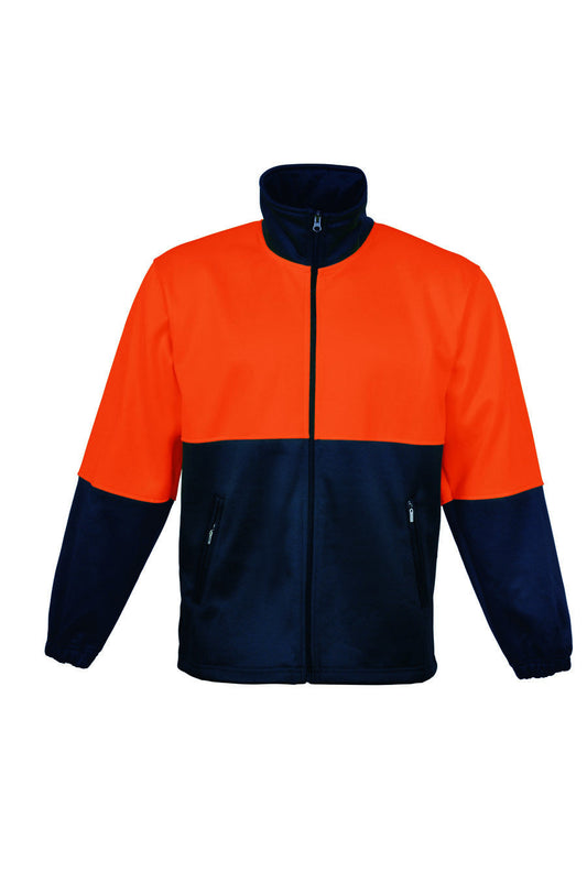 Bocini Hi-Vis Polyester Fleece with Full Zip-(SJ1237)