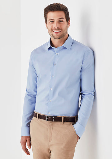 Biz Corporate Mens Charlie Slim Fit L/S Shirt RS969ML