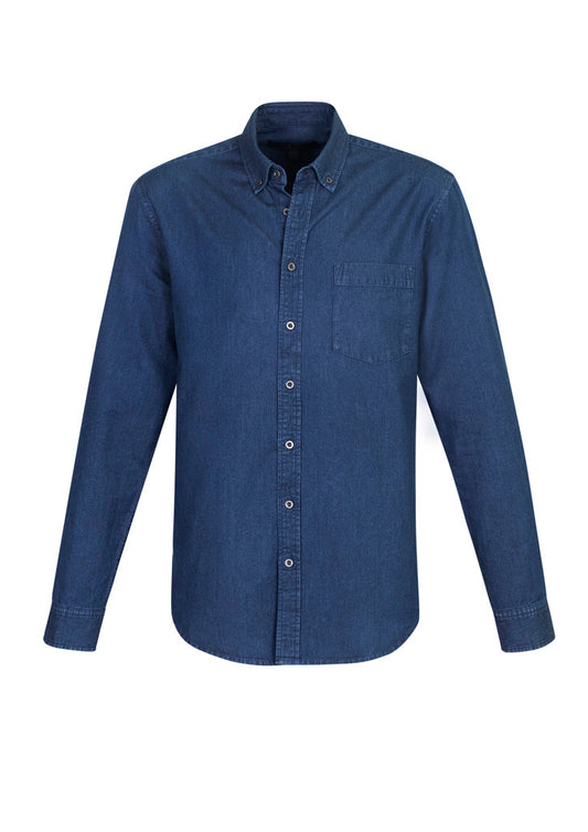 Biz Collection Indie Mens L/S Shirt  (S017ML)