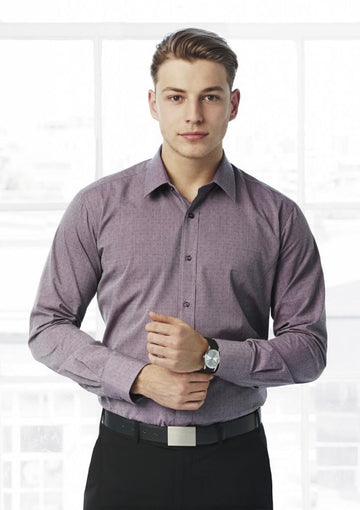 Biz Collection Mens Trend Long Sleeve Shirt (S622ML)-Clearance