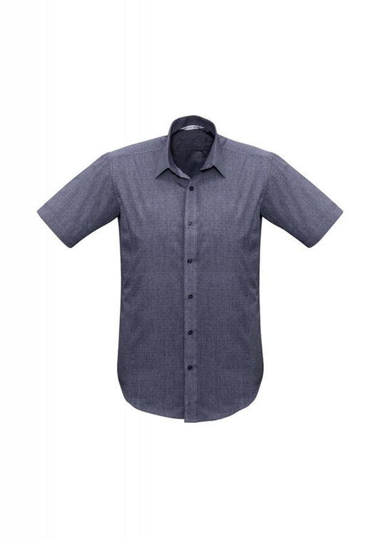 Biz Collection Mens Trend Short Sleeve Shirt (S622MS)-Clearance