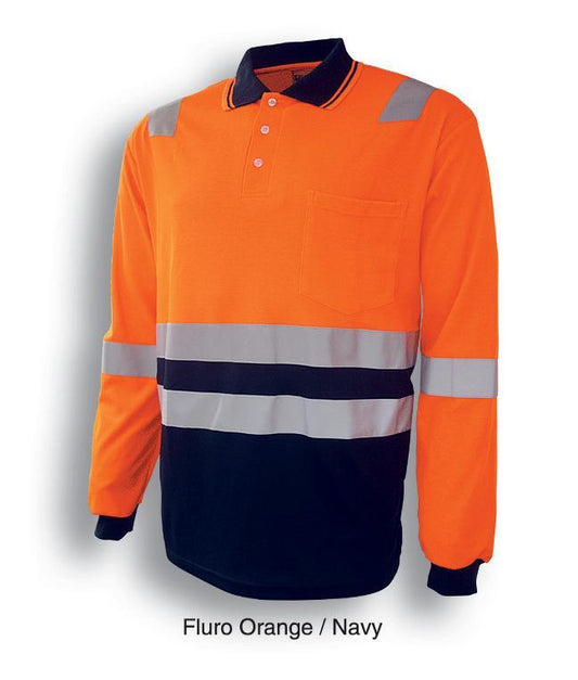 Bocini Hi-Vis Polyface/Cotton Back Polo (SP0537)