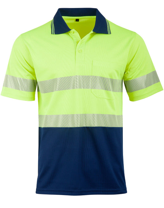 Winning Spirit Unisxe Cooldry® Segmented SS Polo (SW85)