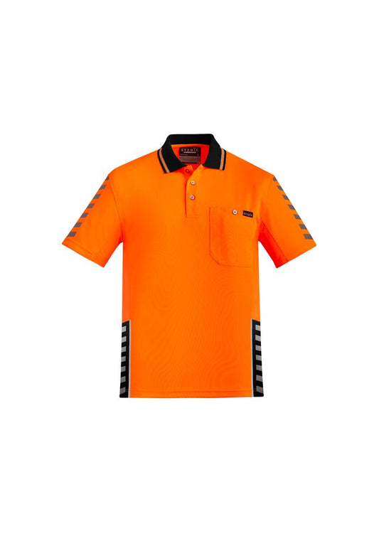 Syzmik  Mens Hi Vis Komodo Short Sleeve Polo (ZH320)